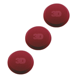 3D Car Care - 3 Pack Medium Red Applicators