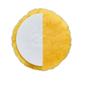 3D Car Care - Yellow Lamb Wool Cutting Pad 8 inches